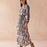 Palma Maxi Dress -Mika Caviar