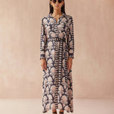 Palma Maxi Dress -Mika Caviar