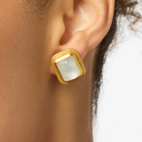 Cheval Stone Stud Earring