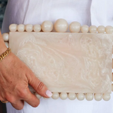 Acrylic Marble Clutch