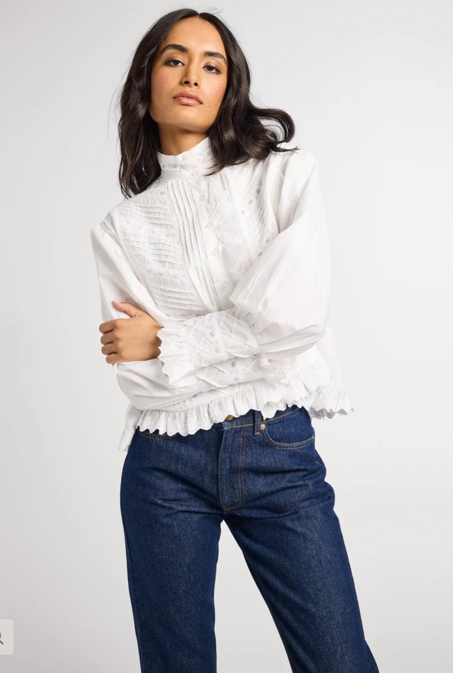 Georgina Top - White