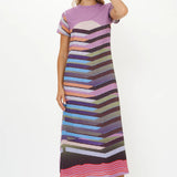 Short Sleeve Maxi - Lilac Solstice