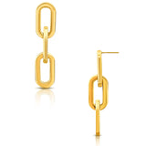 Gage Oversize Link Earrings